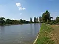 Rybník v obci