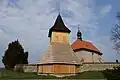Dřevěná zvonice u kostela sv. Jiří