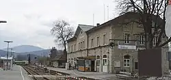 nádraží ve Zwieselu
