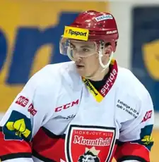 Lukáš Nedvídek v dresu Mountfieldu HK