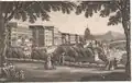 Budova Spolkové radnice na malbě Rudolfa Johanna Dinkenmanna z roku 1830