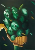 Samenstand, olej na plátně, 80 x 120 cm