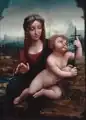 Dílna Leonarda da Vinciho, Madona s vřetenem, asi 1501-1540