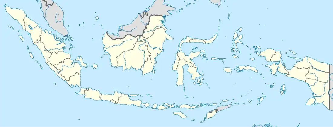 Approximate location where Biak is spoken